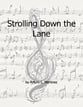 Strolling Down the Lane Orchestra sheet music cover
